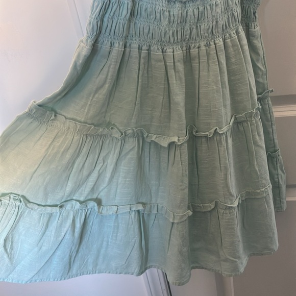 Urban Outfitters Hailey Mini Dress Babydoll Seafoam S - Picture 8 of 8